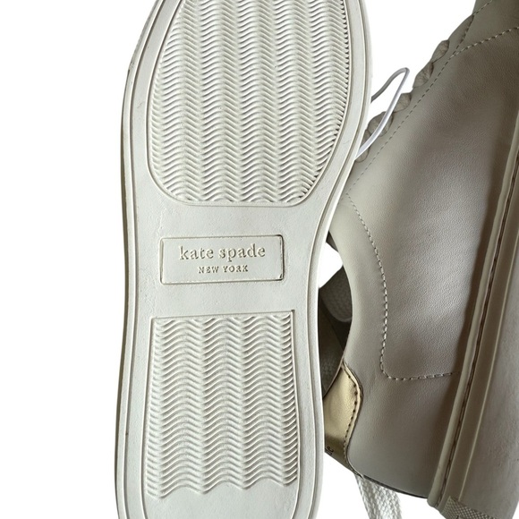 Kate Spade Women's Lace-Up Sneakers White Size 5.5 Casual NEW   CYBER MONDAY $99 - Picture 6 of 9